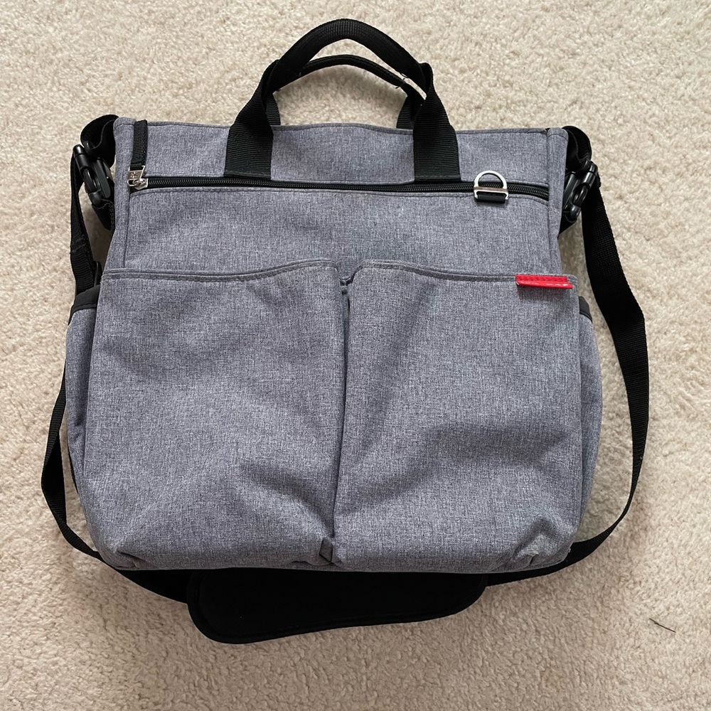 Skip Hop diaper bag.